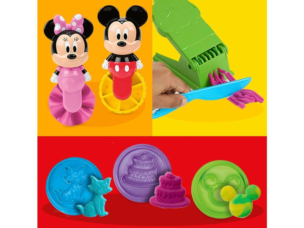 Play-Doh Disney Jr. Mickey Mouse Clubhouse un coffret pour créer une histoire avec de la pâte à modeler et des accessoires