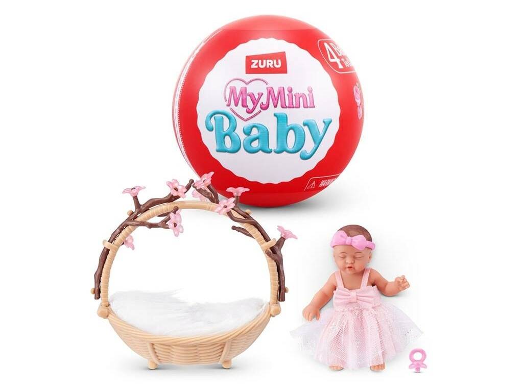 Zuru My Mini Baby Sweet Hearts Surprise Figure Ball com acessórios Série 1 