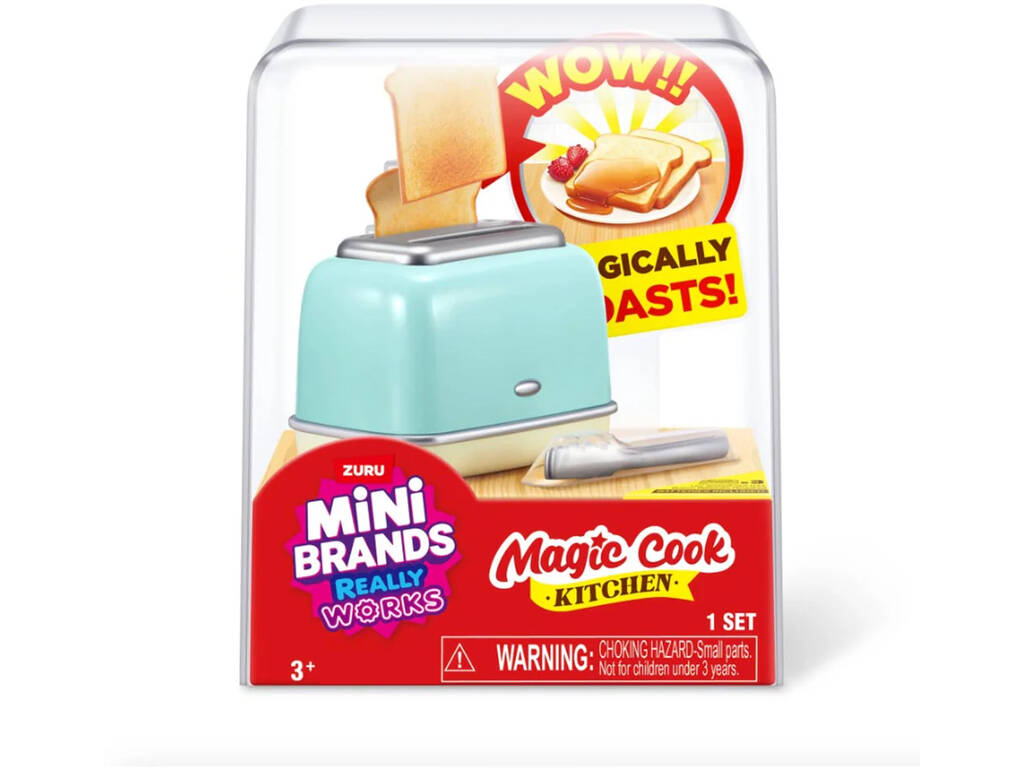  Zuru Mini Brands Really Works Magic Cook Aparelho de cozinha com acessórios Série 1 