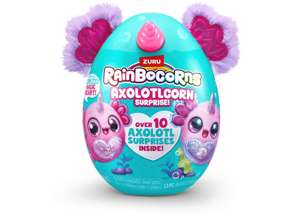 Zuru Rainbocorns Axolotlcorn Surprise Œuf avec peluche surprise et accessoires