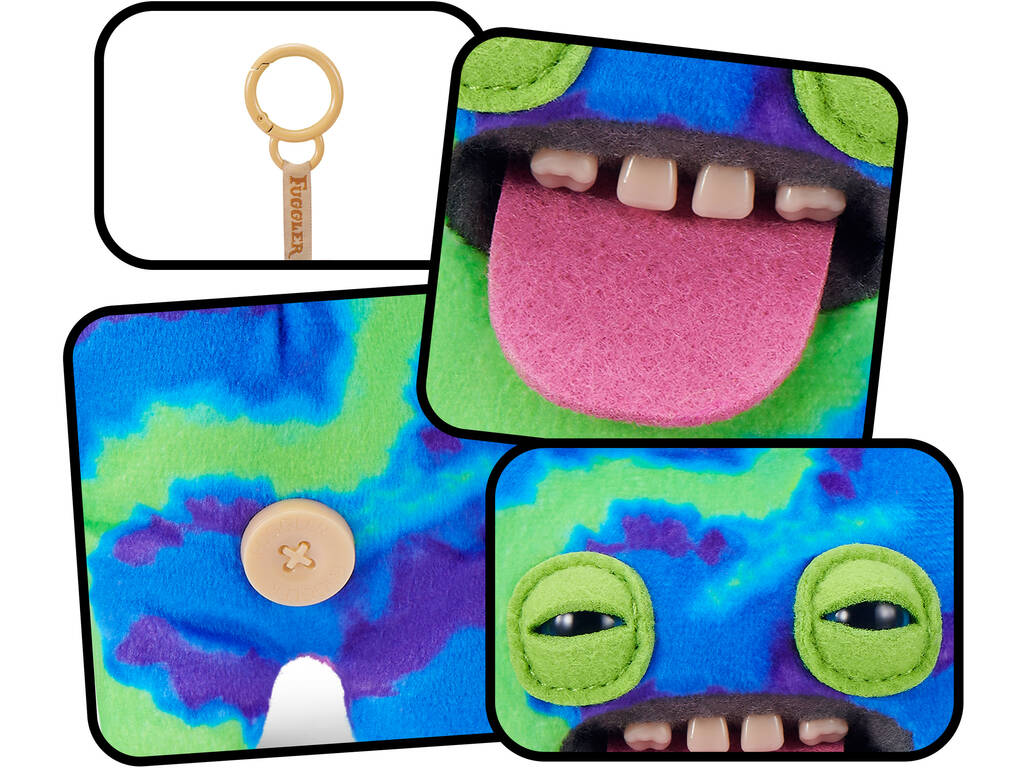 Zuru Fuggler Portachiavi di peluche da 12 cm
