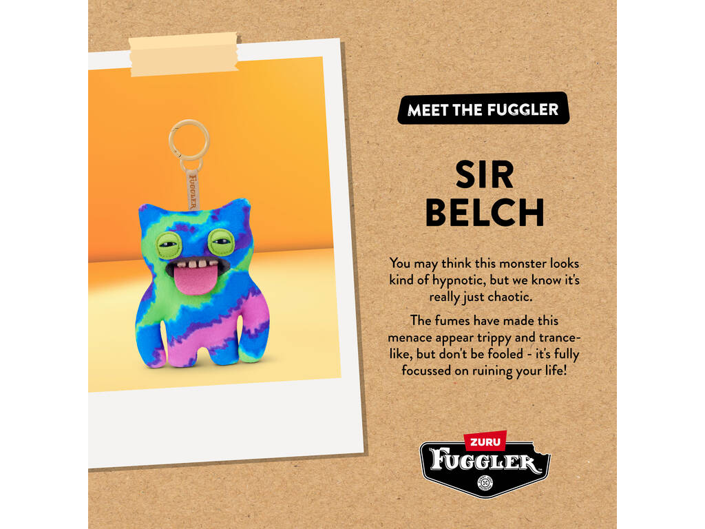Zuru Fuggler Portachiavi di peluche da 12 cm