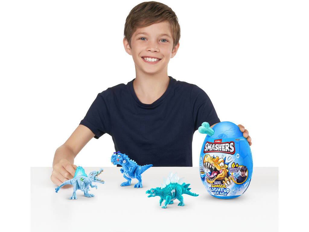 Zuru Smashers Mini Jurassic Light Up Ice Age Œuf Surprise