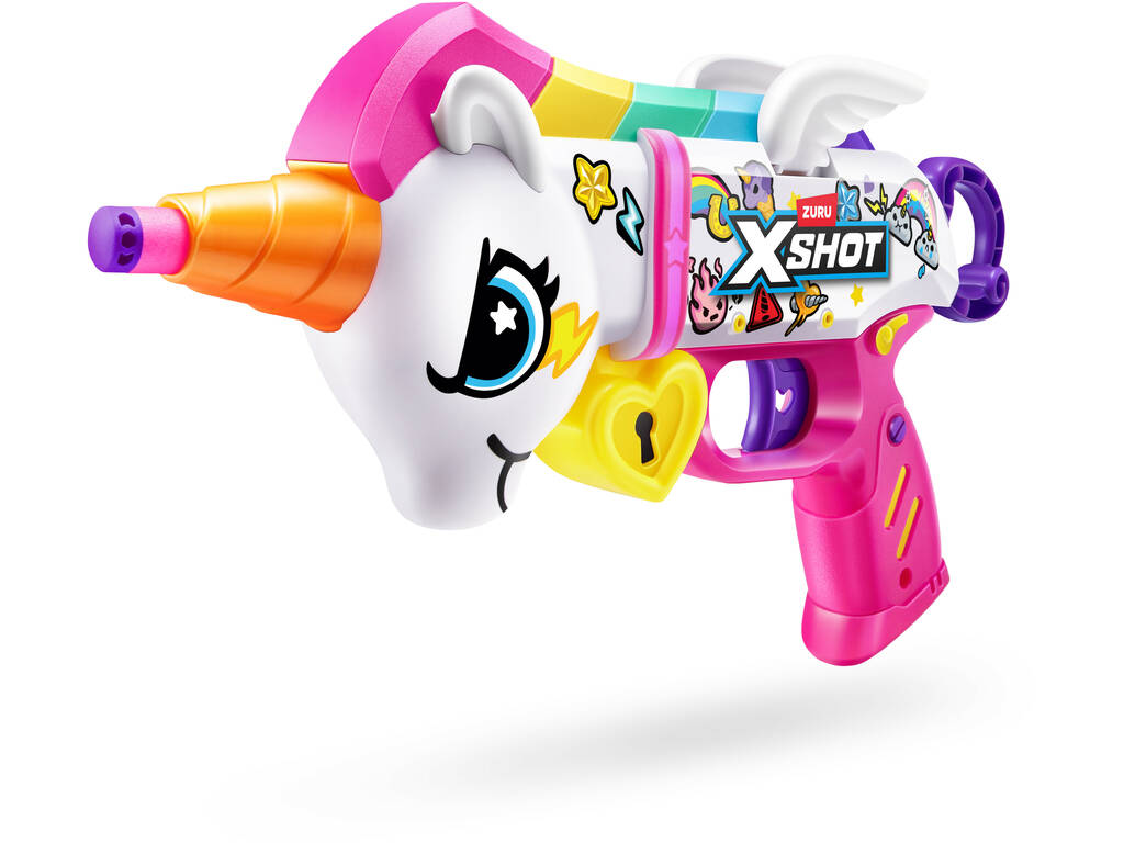 Zuru X-Shot Pack 2 Lanceurs de fléchettes Blastercorn Double Rizz avec 32 flèches