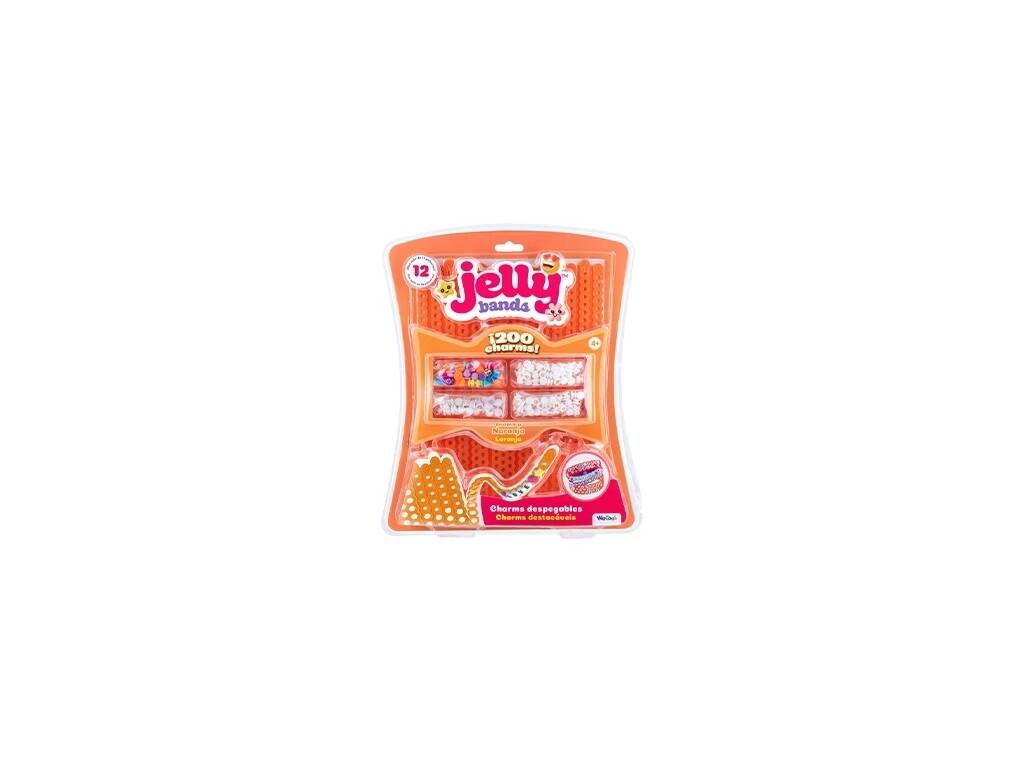 Lot de bracelets d'amitié Jelly Bands avec 200 breloques