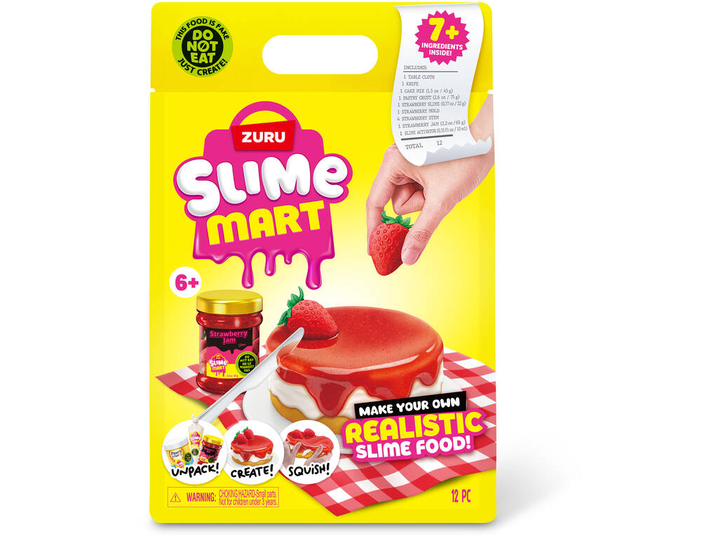 Zuru Slime Mart Pack avec Recette de Dessert à Modeler