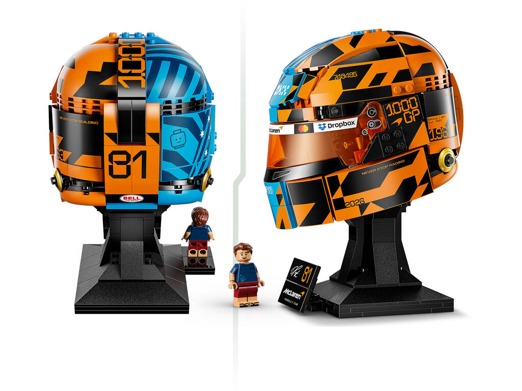 Lego Editions McLaren Mastercard F1 Team: Casco de Oscar Piastri