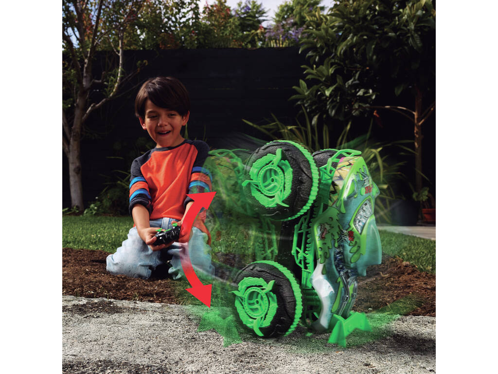 Hot Wheels Monster Trucks Mutant Chaos Vehículo Radio Control Great Bite