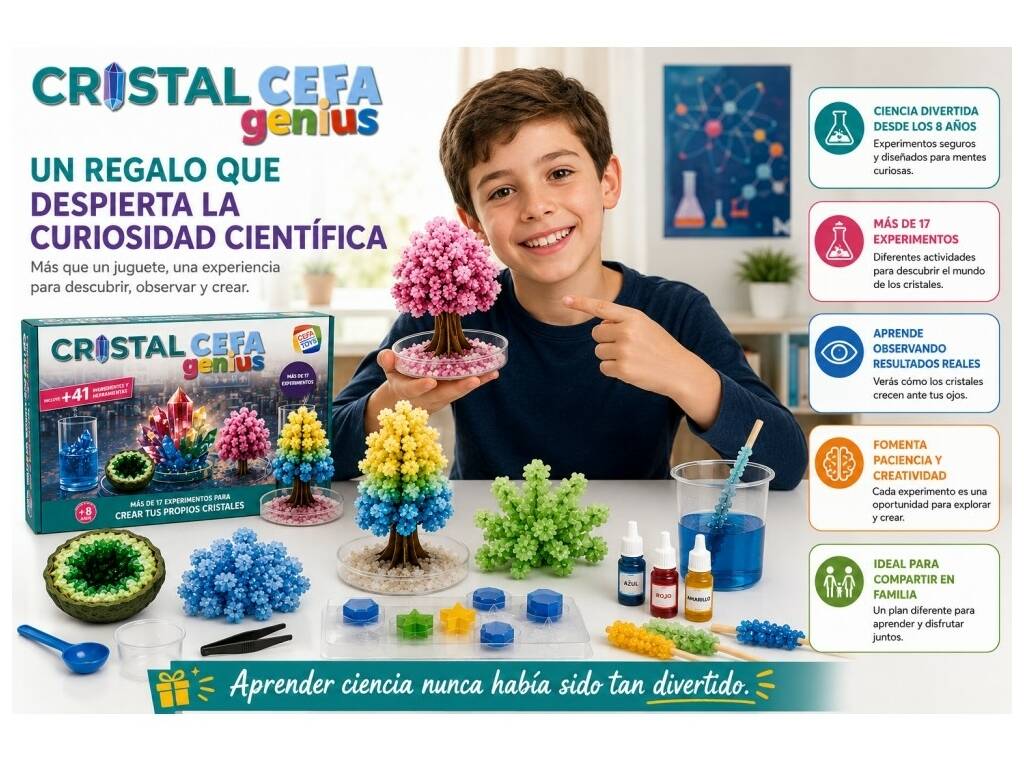 Cristalcefa Genius Crea tus Propios Cristales - imagen 6