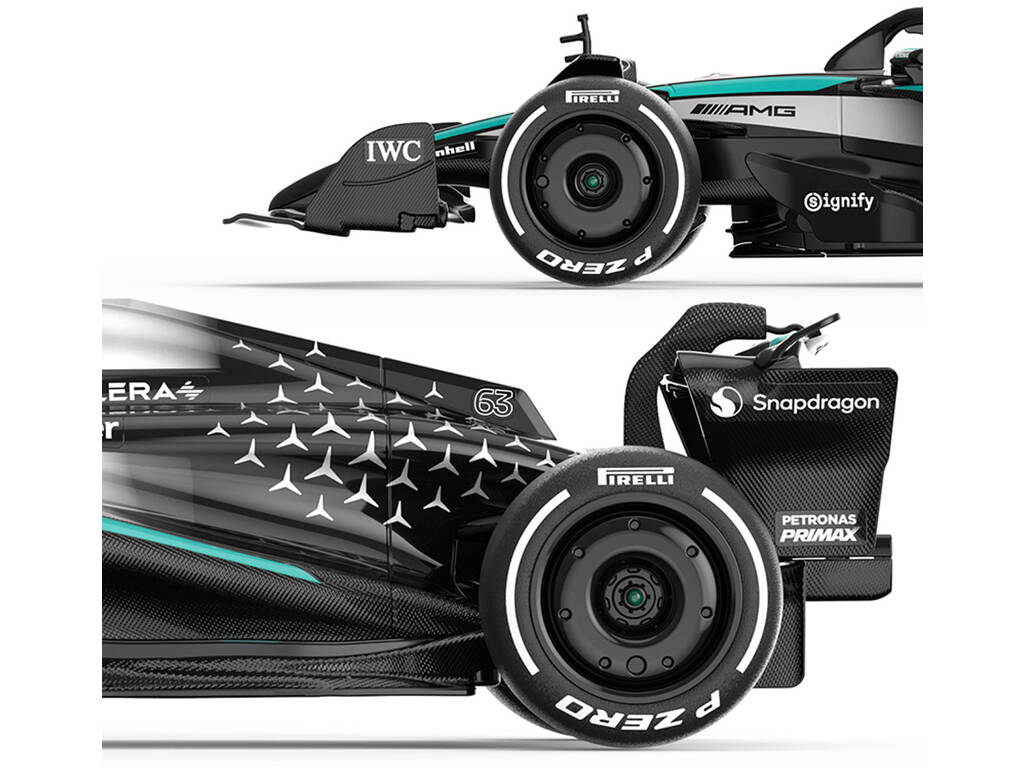 Radio Control 1:16 Construible Mercedes-AMG W16 E Performance de 52 Piezas - imagen 6
