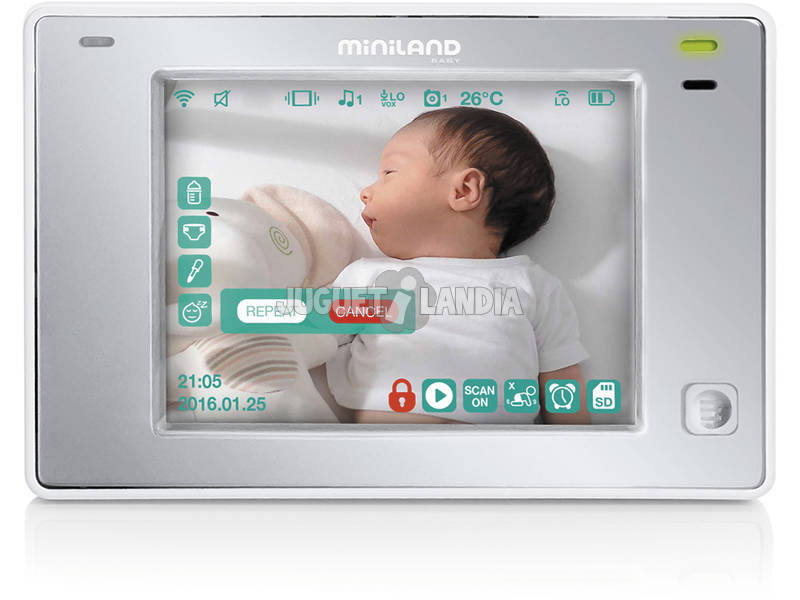 Moniteur De Surveillance Enfant 3.5 Touch Miniland 89175