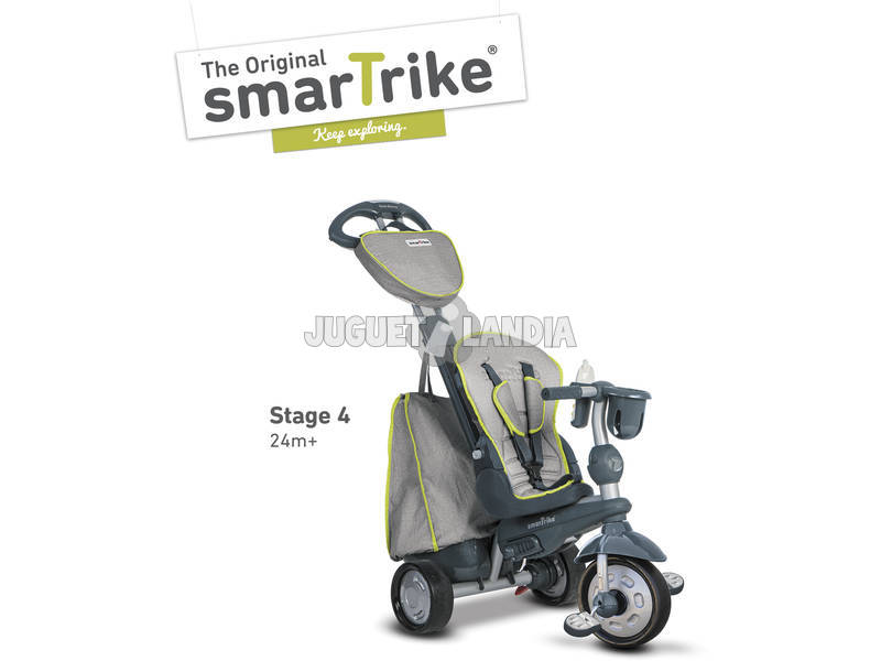 Carrinho Smart Trike Explorer 5 em 1 Cinza