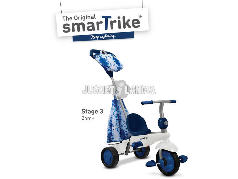 Triciclo Smart Trike Spirit 4 in 1 Blu