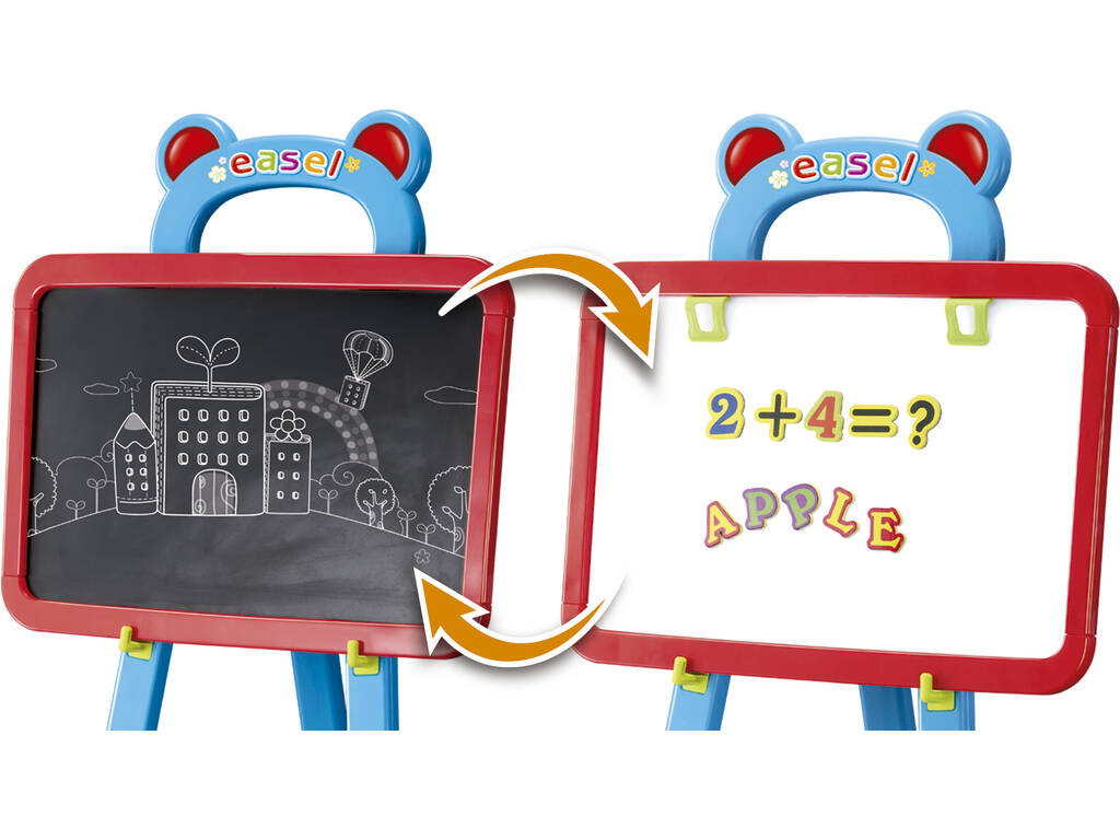 Materiale scolastico Lavagna educativa con lettere e numeri magnetici