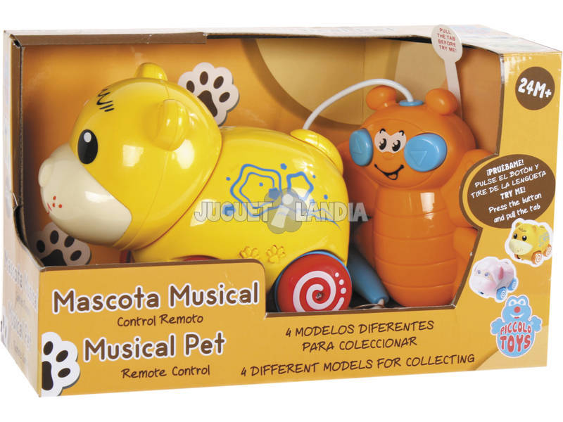 Mascota Musical 15 cm. Teledirigida