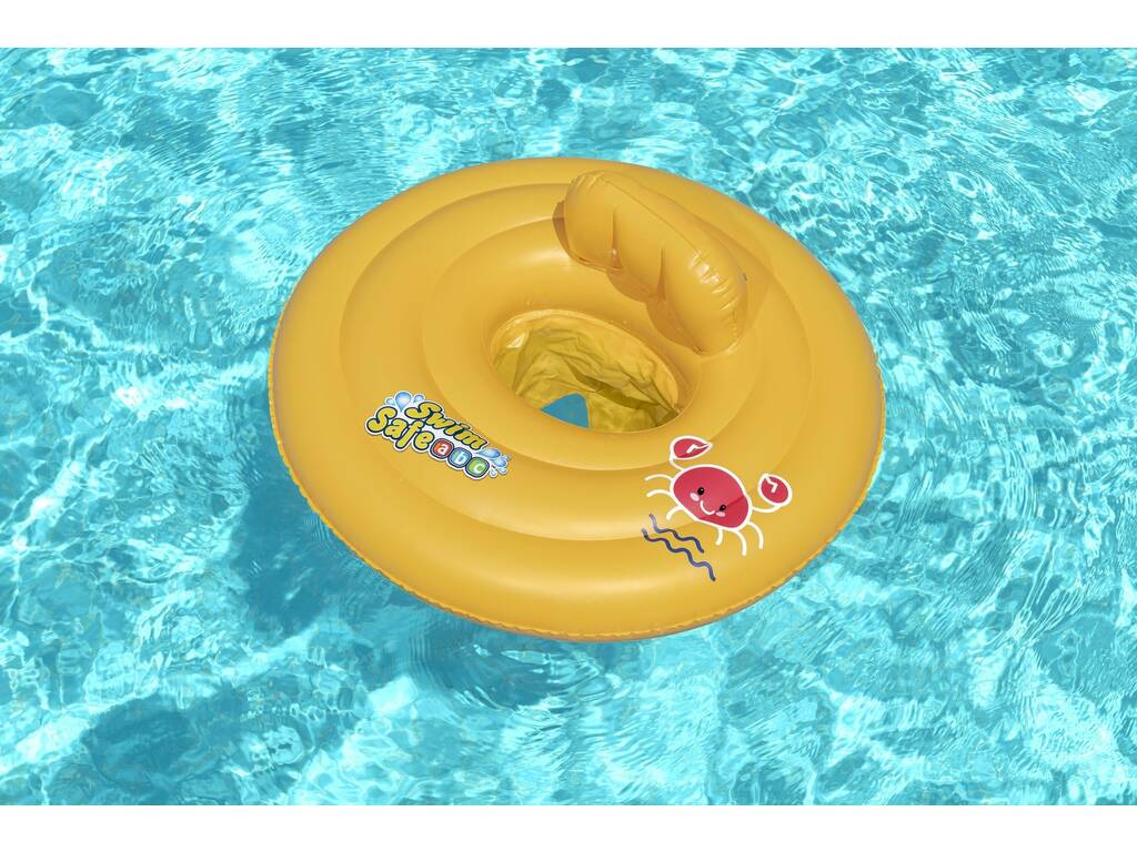 Bouée Gonflable avec Siège Bébé 69 cm Swin Safe Bestway 32096B 