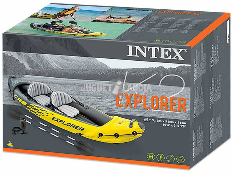 Kayak Explore K2 312x91x51 cm. Intex 68307NP
